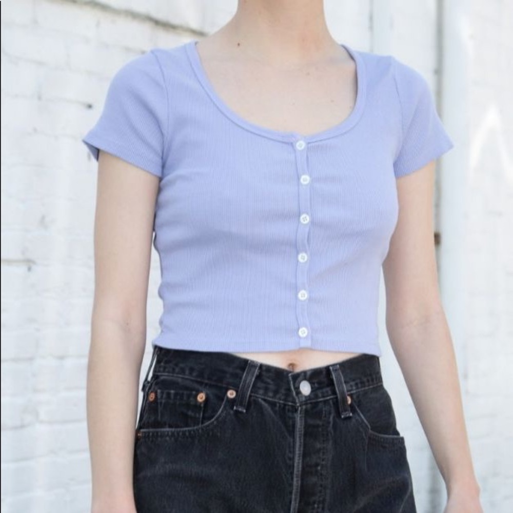 Brandy Melville Purple Zelly Top💟